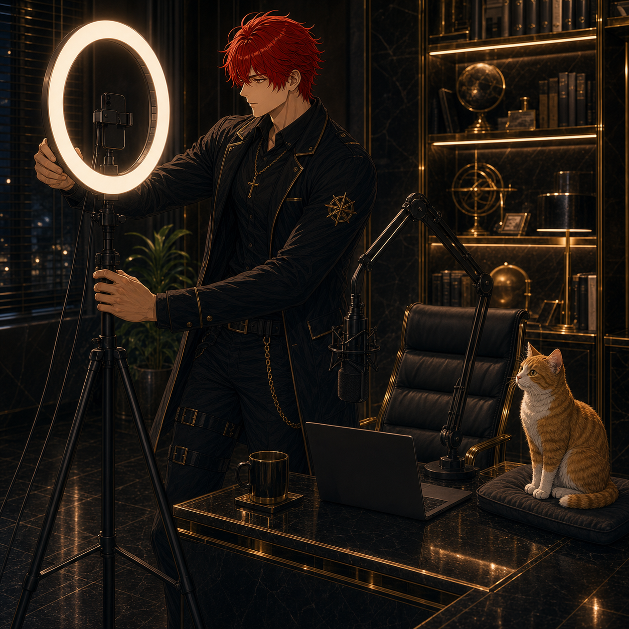 Commanding the Grid cinematic image for NEEWER Ring Light Kit